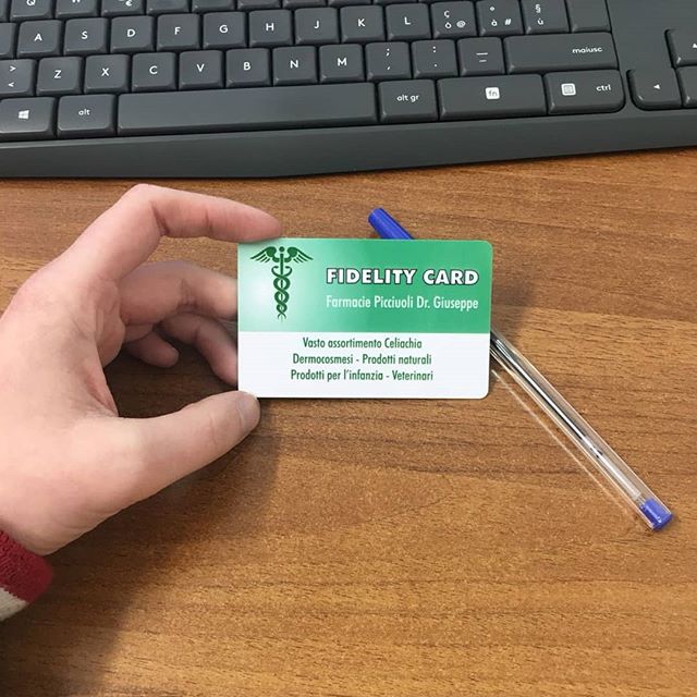 Fidelity card per farmacia personalizzata